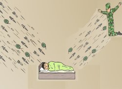 Soldier attacking and not protecting Meme Template