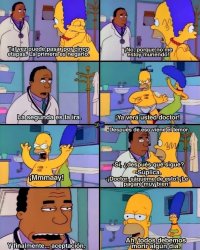 etapas simpson Meme Template