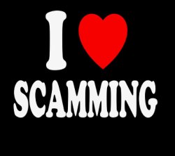 I ❤️ Scamming Meme Template