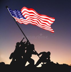 Flag at Iwo Jima Meme Template