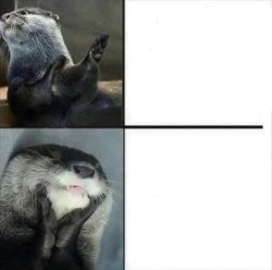 Steve the Otter Meme Template