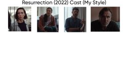 Resurrection (2022) Cast (My Style) Meme Template