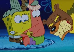 spongebob sea bear circle Meme Template