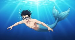 nerd merman Meme Template