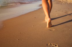 bare feet beach Meme Template
