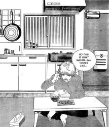 Denji eating makima Meme Template