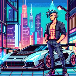 Randale Ralle posing with his Lambo Meme Template