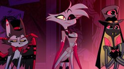 Angel Dust, Husk and Sir Pentious Meme Template