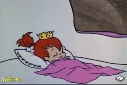 pebbles-asleepy Meme Template
