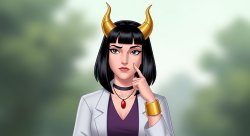 demon thinking Meme Template