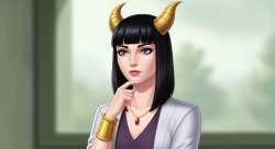 demon thinking Meme Template