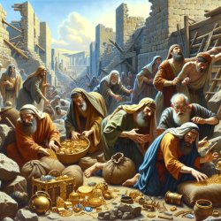 the Israelites disobeyed the command about the destroyed city of Meme Template