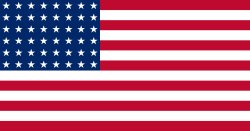US Flag 1912-1959 Meme Template