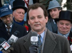 Bill Murray Groundhog Day Meme Template