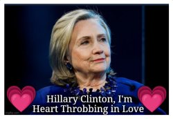 Hillary Heart Throb Meme Template