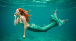 sophia turner mermaid Meme Template