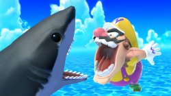Wide Mouth Wario Meme Template