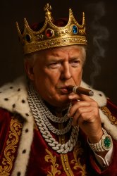 King Trump Meme Template