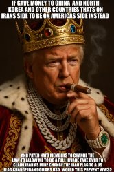 King trump Meme Template