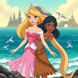 Barbie and her Island Friend Meme Template