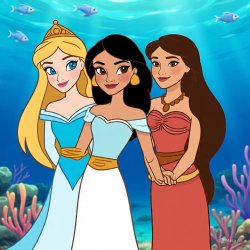 Three Super Hot Princesses Meme Template