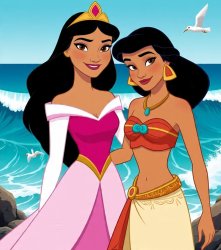 The Olive/Tan Skin Princesses Meme Template