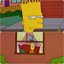Fake Bart Simpson Meme Template