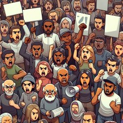 angry mob Meme Template
