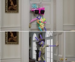 OI, MATE! Door slam Meme Template