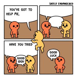 You've Got To Help Me Loop Meme Template