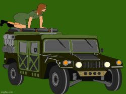 Army humvee slur Meme Template