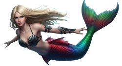 mermaid trish Meme Template