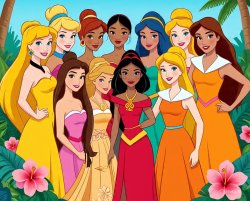 Super Hot Princesses Meme Template
