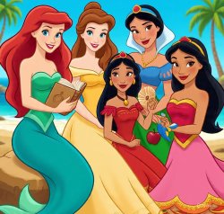 5 Super Hot Princesses Meme Template