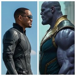 thanos vs blade Meme Template