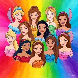 Beautiful Blushing Princesses Meme Template