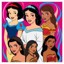 6 Super Hot Princesses Meme Template