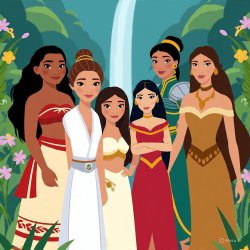Princesses in the Amazon Rainforest Meme Template