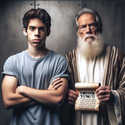 a 20 year old REFUSES to give heed to an 72 year old prophet of Meme Template