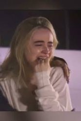 Sabrina Carpenter Crying Meme Template
