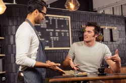 Customer and Waiter Meme Template