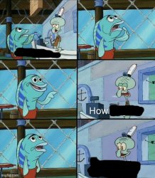 Squidward Philosophical Meme Template