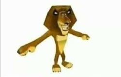 leon madagascar meme Meme Template