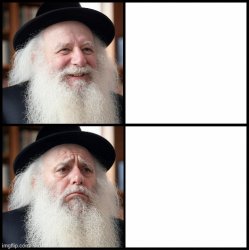 Yes No Rabbi Meme Template