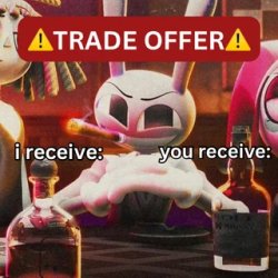 Trade offer Jax Meme Template