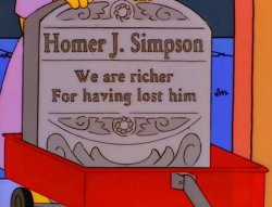 Homer's Tombstone Meme Template