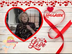 Hillary Heart Throb Meme Template