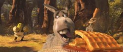 Donkey and waffles Meme Template