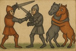 Caballos del amor en tiempos de guerra Meme Template