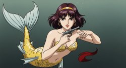mermaid faye Meme Template